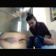 I used an iPhone in the toilet bowl to record myself shitting. My poop buried the iPhone again, but this time I show you the turd I left behind!